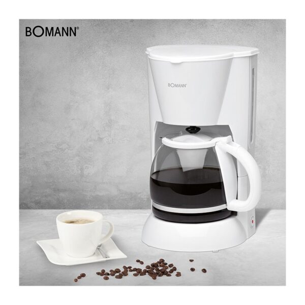 Coffee maker 12-14 cups 1,5L Bomann KA 183 CB White - Image 2